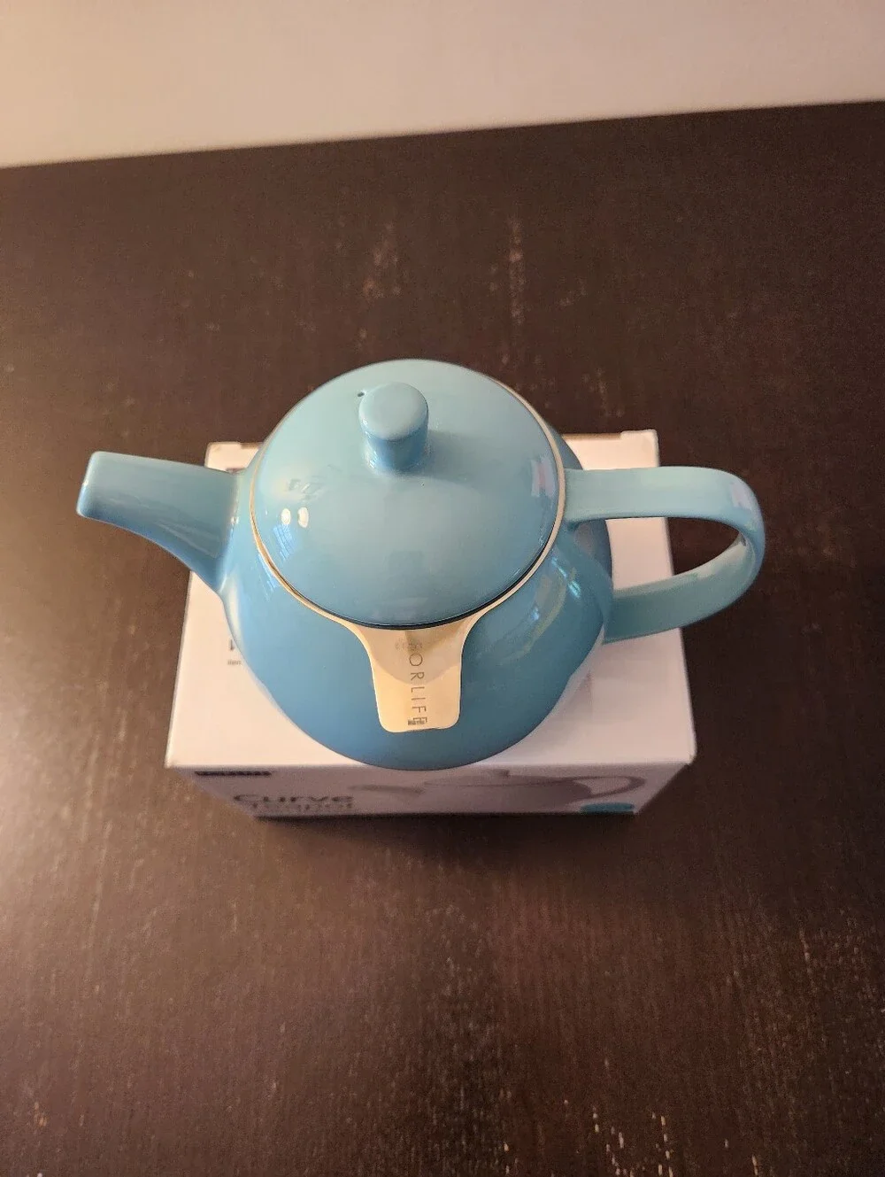 For Lifr Curve Teapot with Infuser - Turquoise